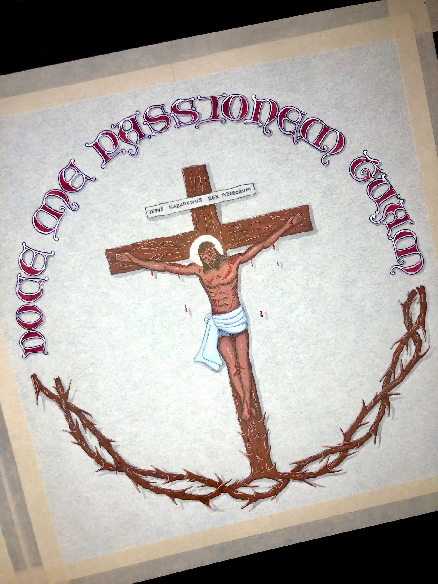 Doce Me Passionem - Teach Me Your Passion Prayer Card