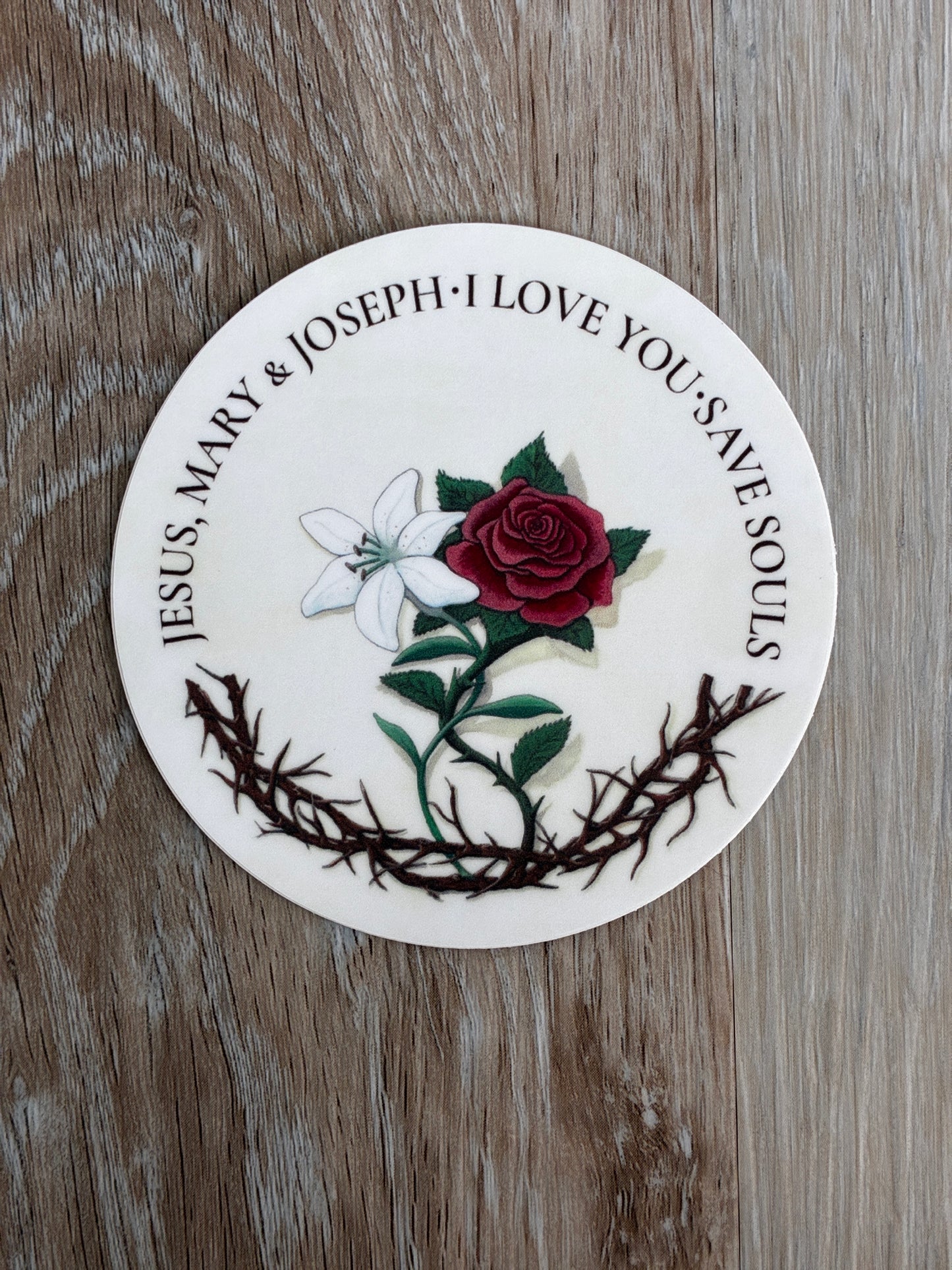 Lily & The Rose - Holy Family Sticker