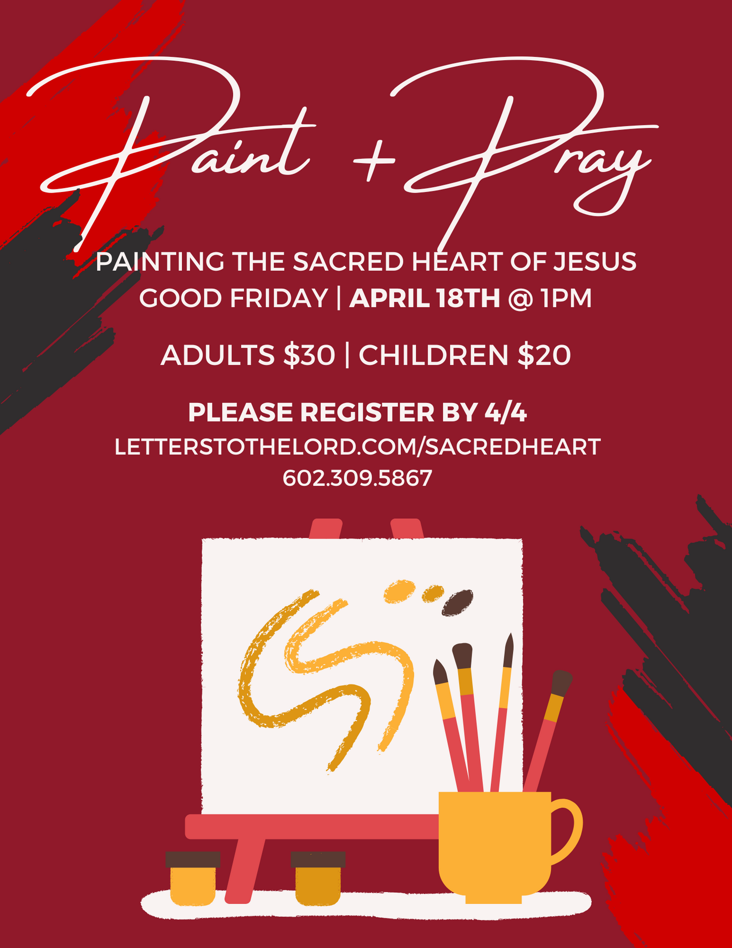 Sacred Heart Paint + Pray (Emmett, ID)