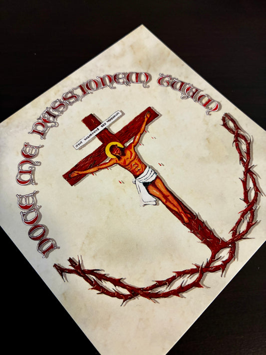 Doce Me Passionem - Teach Me Your Passion Prayer Card