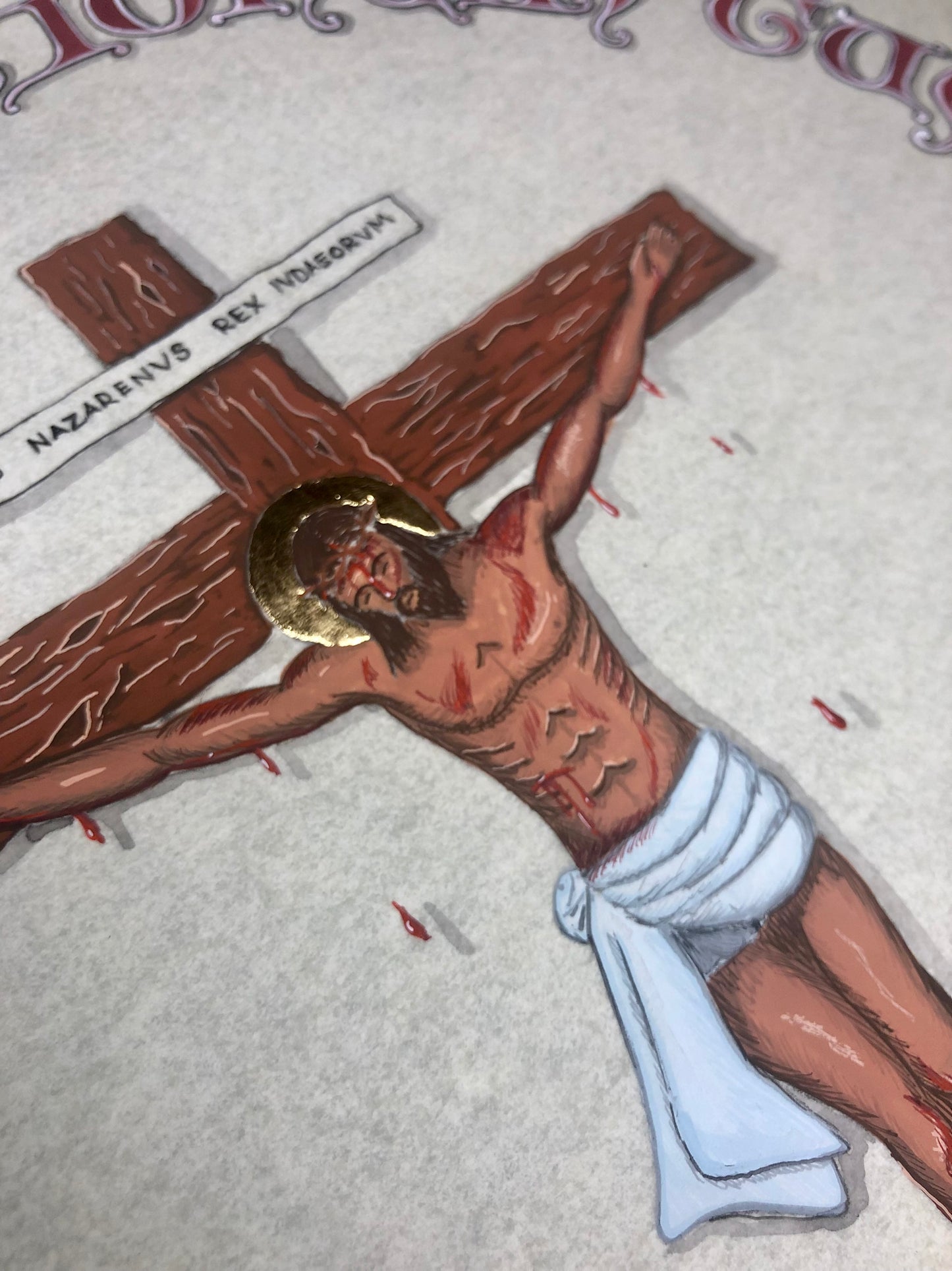 Doce Me Passionem - Teach Me Your Passion Prayer Card