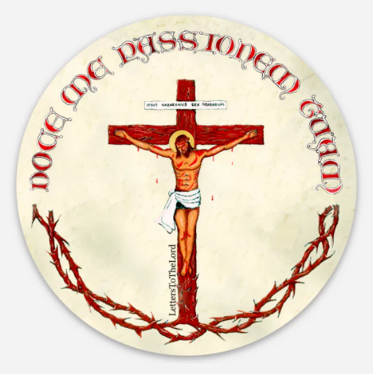 Crucifixion Sticker - Teach Me Your Passion