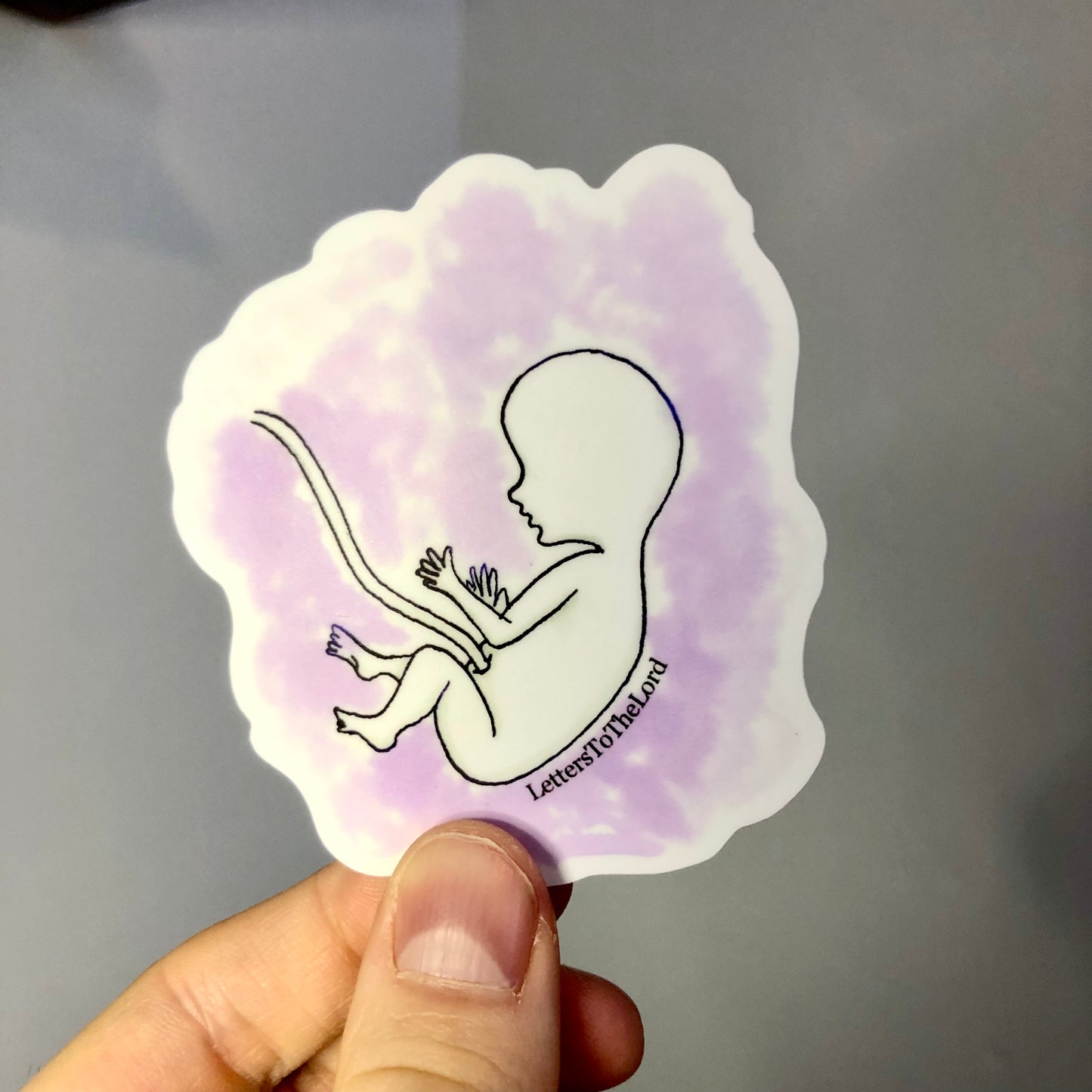 Safe and Sound Sticker - Unborn, Pro-Life