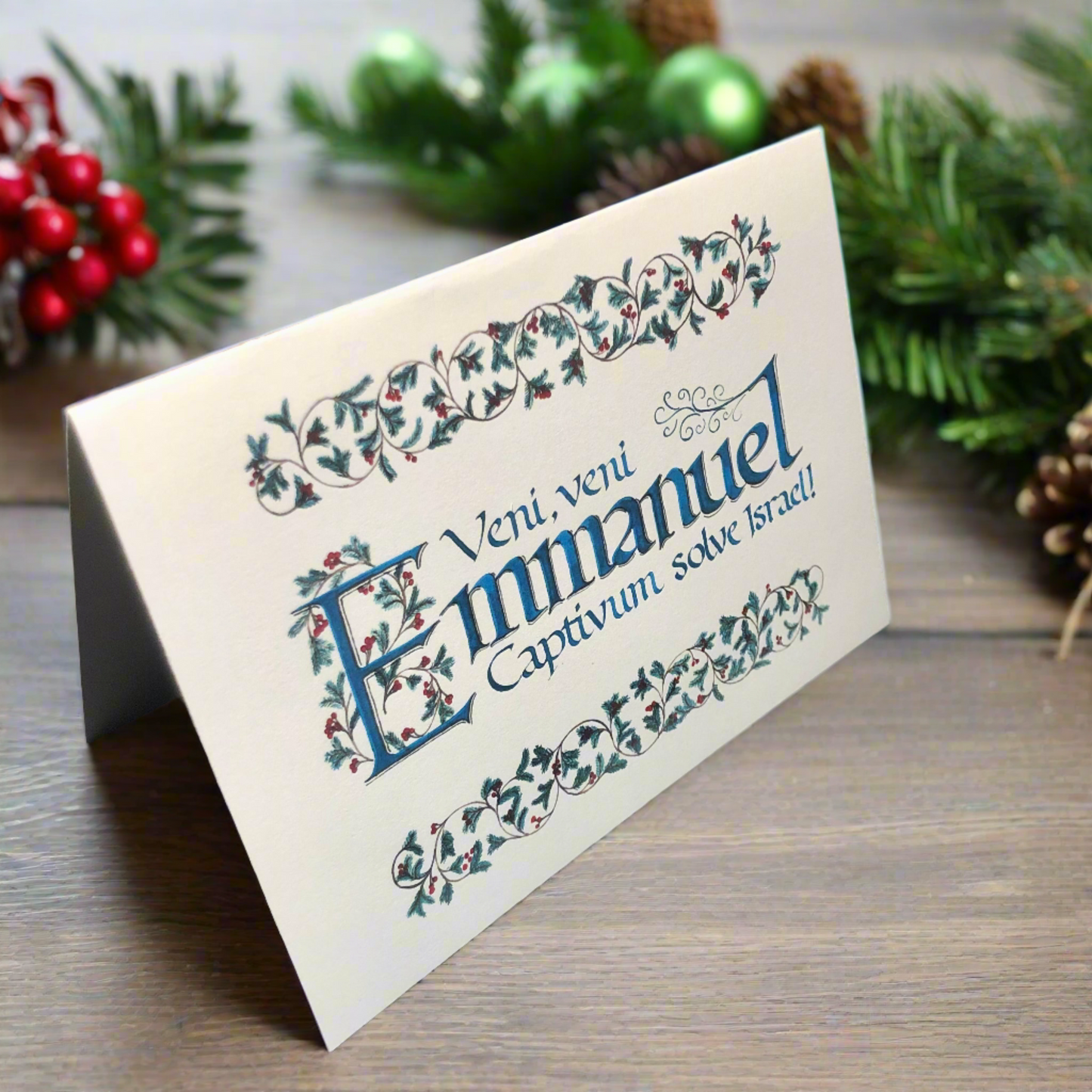 "Emmanuel" Christmas Card