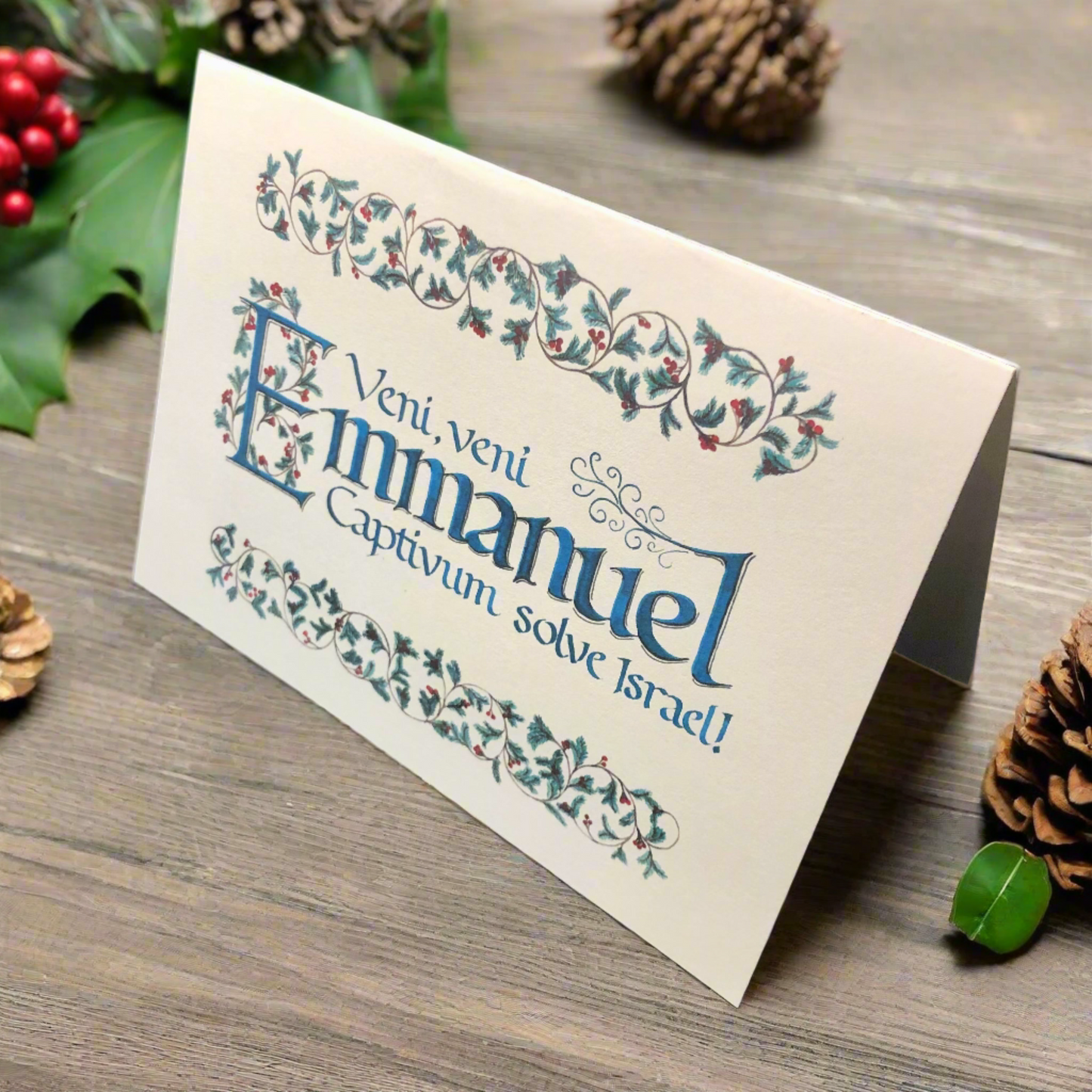 "Emmanuel" Christmas Card