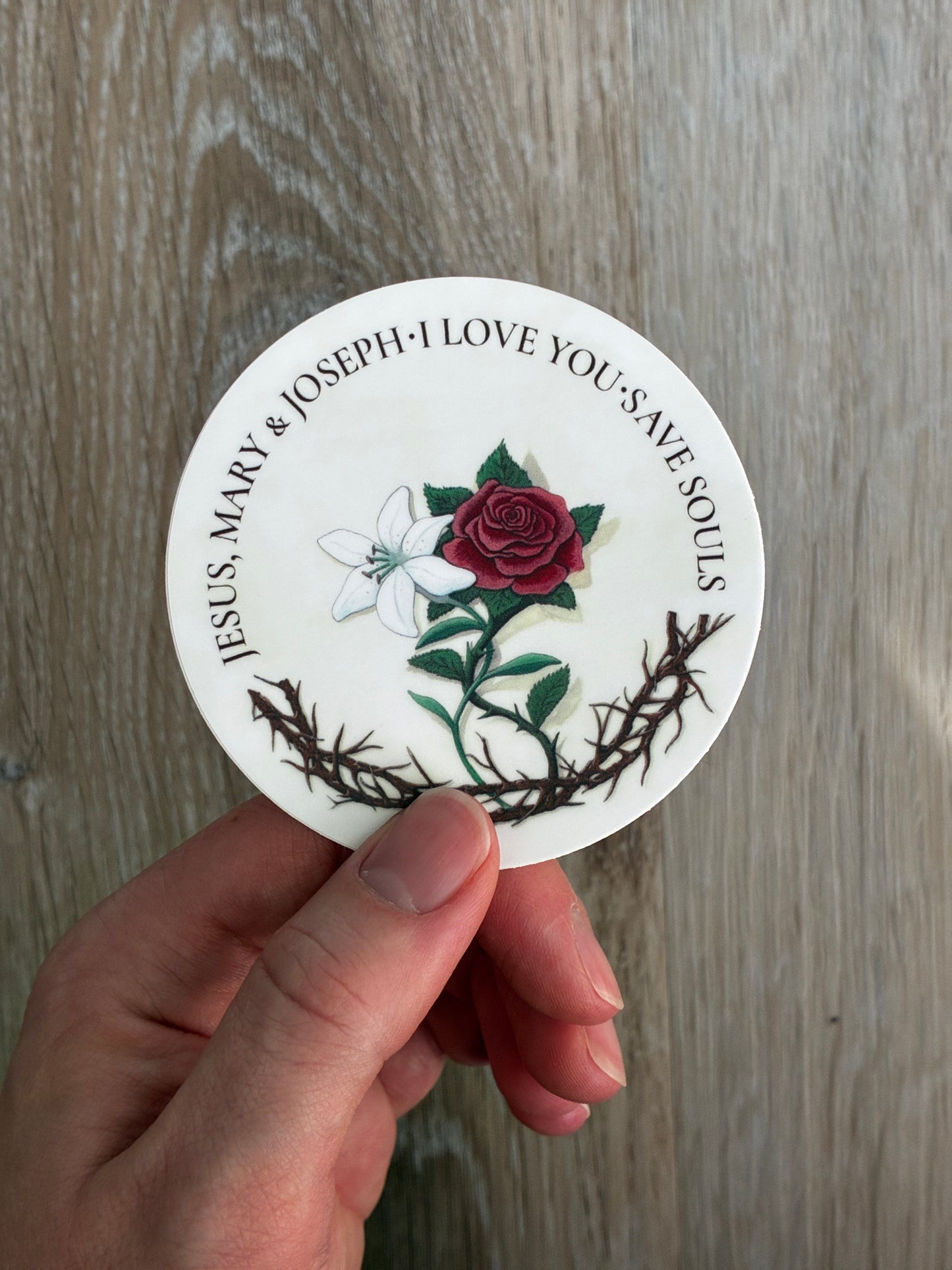 Lily & The Rose - Holy Family Sticker