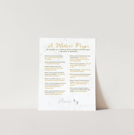 A Mother's Prayer – Instant Digital Download