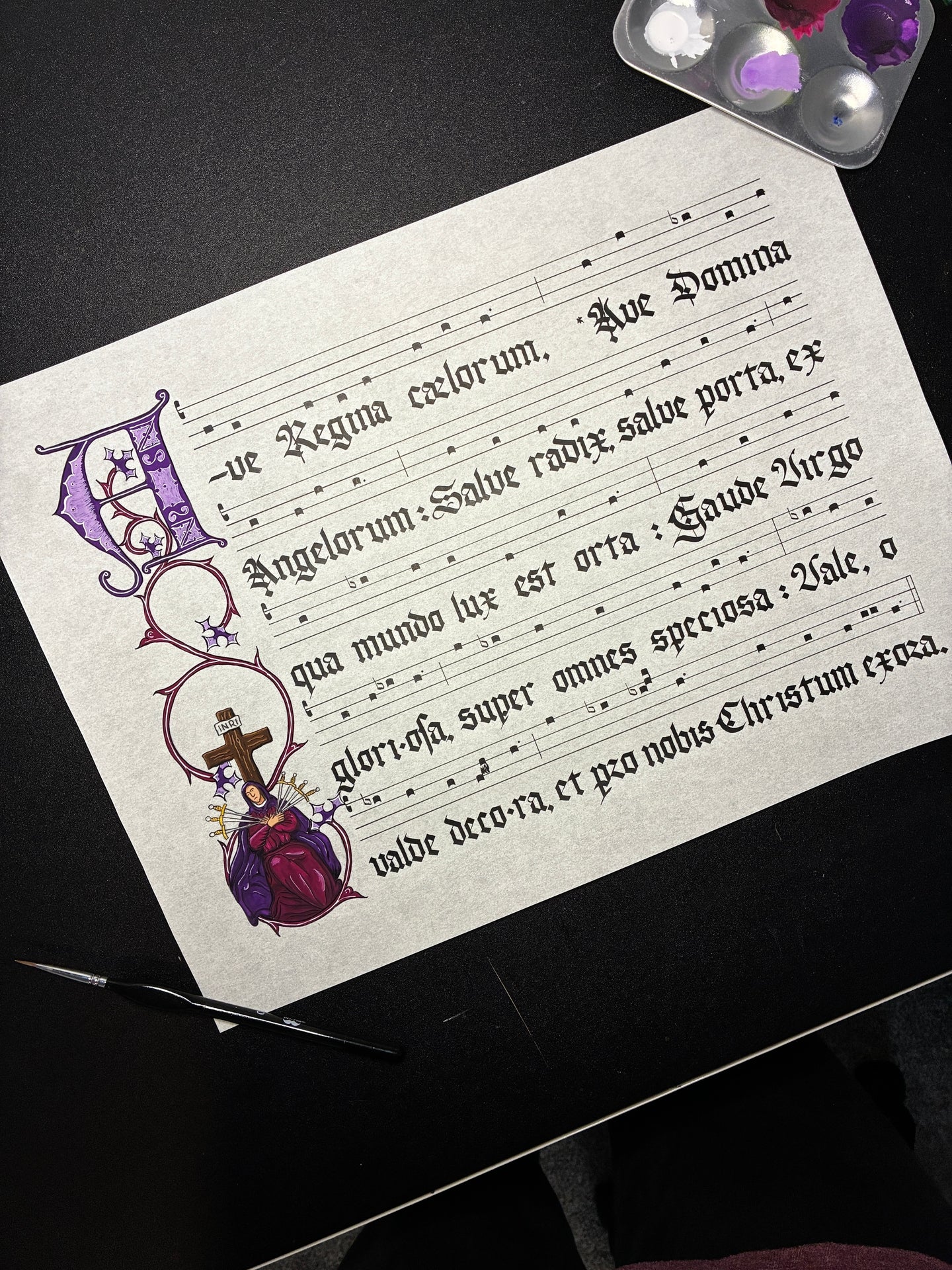 Ave Regina Caelorum Chant