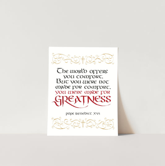 You Were Made for Greatness