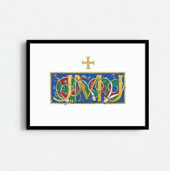 +JMJ+ Holy Family Initials